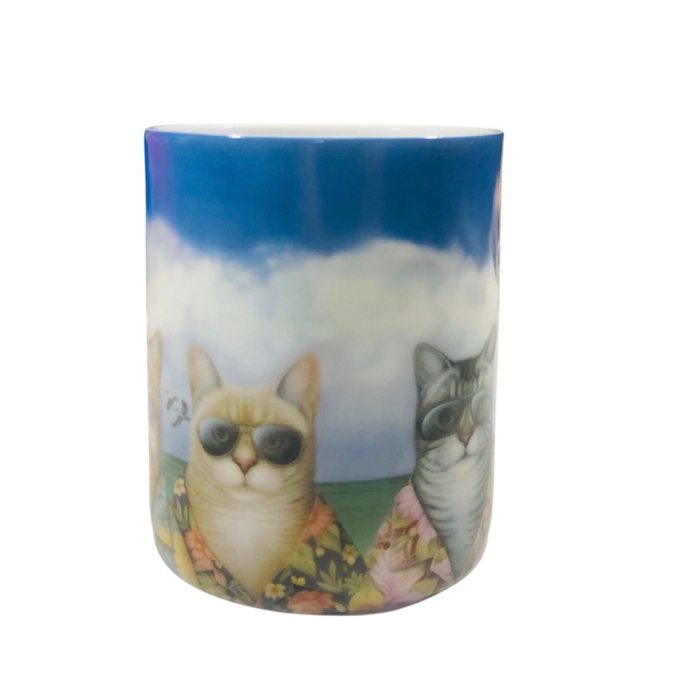 Cape Shore Sunglasses Cat Mug Coffee Cup - Picture 2 of 6